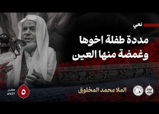 مددة طفلة اخوها وغمضة منها العين الملا محمد المخلوق استشهاد السيدة رقية ع 1447 هـ