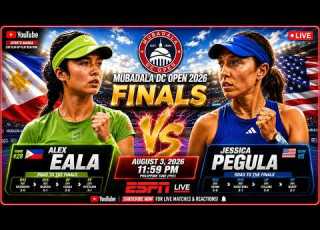 LIVE ALEX EALA VS JESSICA PEGULA FINALS Of The 2026 Mubadala DC Open Match And Watchalong