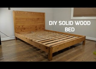 DIY Solid Wood Bed NATHAN BUILDS