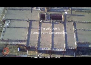 Dema Tunnel Formwork Systems DCTFS 1 Day Timelapse