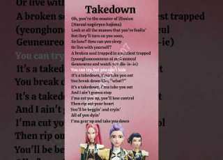 Kpop Demon Hunter Takedown Lyrics Kpop Kpopdemonhunters Takedown Lyrics Ytshorts Shorts