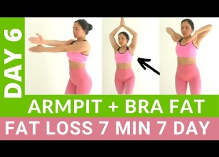 7 Min Everyday To Get Rid Of Bra Bulge Back Fat Toned Armpits Weight Loss Fat Loss Challenge 6