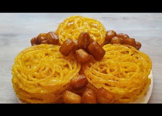 Zoolbia زولبیا بدون ماست و نشاسته فوری و خیلی خوشمزه حتما امتحان کنین