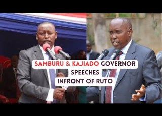  Samburu Kajiado Governor Speeches Infront OfPresident Ruto
