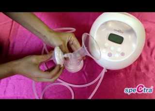 Assembling Spctra Breast Pump Parts