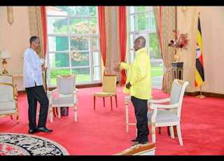 PRESIDENT MUSEVENI HOSTS SUDAN S RSF LEADER MOHAMED HAMDAN DAGALO PUSHES FOR DIALOGUE TO END WAR