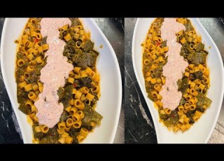 طريقة عمل مكرونة بورق العنب سنة أولى طبخ مع الشيف آلاء الجبالي