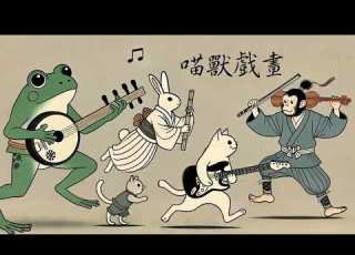  Relaxing Shamisen X Electric Guitar X Flute X Violin 喵獸戲畫 Background Music For Studying