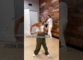  POV It S Technique Day DWTS Dylan Efron Daniella Karagach Week 4 BTS Via TikTok 07 10 25