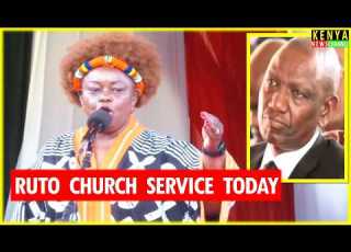  THIS WOMAN Listen What Bold Millie Odhiambo Told Ruto Face To Face In Church At Homa Bay