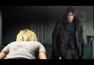 Leon Meets Grace For The First Time Scene Resident Evil 9 Requiem