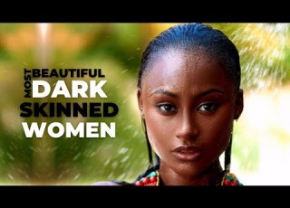  Assi Iman Beautiful Dark Skinned Woman Muse Guinea