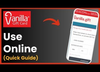 How To Use Vanilla Gift Card