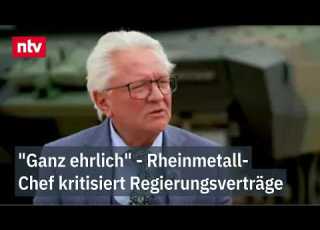  Im Künftigen Neuen Pulverwerk Von Rheinmetall Spricht CEO Papperger Mit Ulrich Reitz Ntv