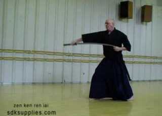 Zen Nihon Kendo Renmei Iai Sei Tei Gata 7 Sanpo Giri