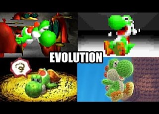  EVOLUTION OF YOSHI S DEATHS GAME OVER SCREENS 1990 2017 NES SNES N64 GBA DS Wii U 3DS