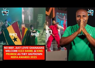  No Beef Just Love Ghanaians Welcome Kizz Daniel King Promise As They Shut Down REFFA Awards 2025