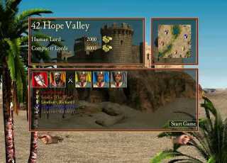 Stronghold Crusader Step 42 مرحله ی چهل و دوم جنگ های صلیبی1 نبرد با سه ریچارد