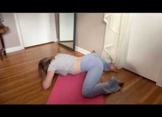  Deep Hip Opening Yoga Frog Pose Tutorial With Props Pillows Wall Bed
