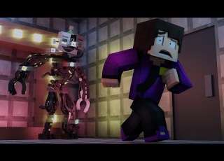 Daddy S Little Monsters FNAF Minecraft Music Video Song By TryHardNinja Dark Descent 2 4