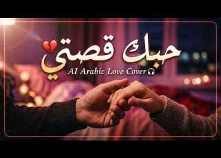حبك قصتي أغنية حب عربية من الذكاء الاصطناعي AI Love Cover كلمات كاملة 2026