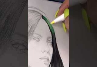 Using Only Arrtx Acrylic Markers To Color My Sketch