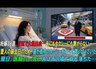 妊娠28週 浴室で大量出血 夫は愛人の誕生日のため 市内すべてのタクシーを貸し切っていた 翌日 医師の一言に夫はその場で崩れ落ちた 復讐 恋愛 スカッと 逆襲 強い女性主人公