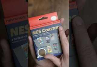 Nintendo NES Coasters Unboxing ASMR Nintendo Gaming Coaster Unboxing Teacoaster