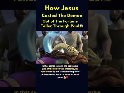 How Jesus CASTED The Demon Out Of The Fortune Teller Shorts Youtube Catholic Bible Fypシ
