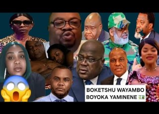  BOYOKA MAKAMBU BOKETSHU WAYAMBO ALOBI ATIKI KOFINGA FELIX TSHISEKEDI AZONGA KIN YEPE Partagez