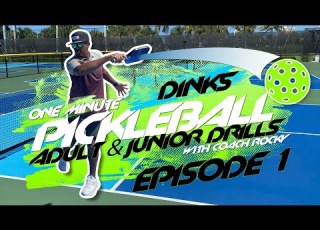 How To Play Pickleball Hit Better Be Better At Pickleball Dinks With Coach Rocky Episode 1