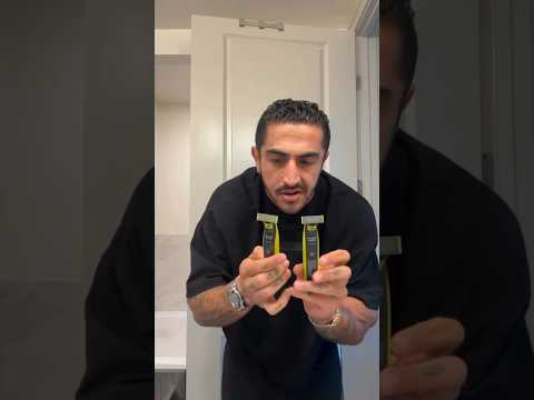 دیگه از تیغ و ژیلت استفاده نکن وان بلید فلیپس بادیگروم ریشتراش ارایشگاه ریش ماشین اصلاح شیور