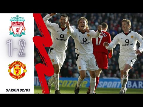 Liverpool Manchester United 1 2 Premier League Saison 2002 2003