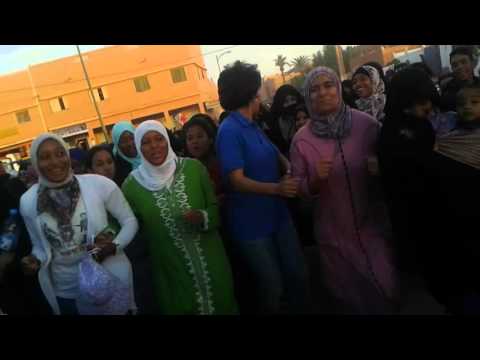 انطلاقة مهرجان الخطارات بالجرف تحت شعار يالاه نتمشاو كاملين مع نزهة بدوان كاملين