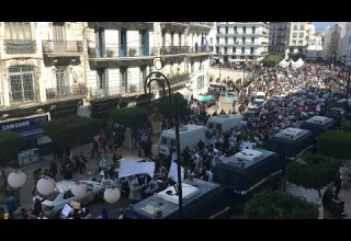 Algerian Teachers Students Protest Against Bouteflika