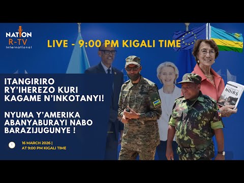 ITANGIRIRO RY IHEREZO KURI KAGAME N INKOTANYI NYUMA Y AMERIKA ABANYABURAYI NABO BARAZIJUGUNYE