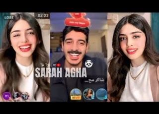  سارة أغا 21 3 2025 تيك توك محمد شاكر Sarah Agha Tik Tok Live