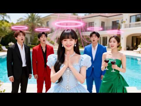 فتاة مسكينة ط ردت إخوتها الثلاثة الرؤساء التنفيذيين يسمعون أفكارها يأخذونها للمنزل ويدللونها كأميرة