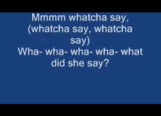  Mm Whatcha Say Jason Derulo Chorus Only