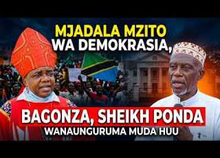  LIVE BAGONZA SHEIKH PONDA WANAUNGURUMA MUDA HUU MJADALA MZITO WA DEMOKRASIA