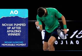 Novak Djokovic Is Pumped After This Winner Australian Open 2026 First Round