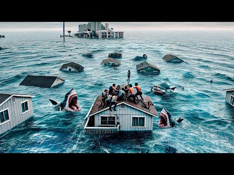 A Tsunami Hits America Accompanied By Ferocious Sharks That Eat People A Tsunami Hits America Accompanied By Ferocious Sharks That Eat People