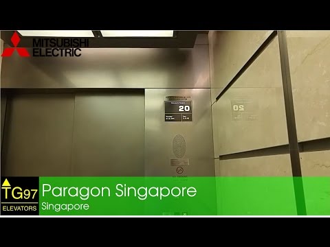 Mitsubishi Traction Elevators Paragon Singapore 1