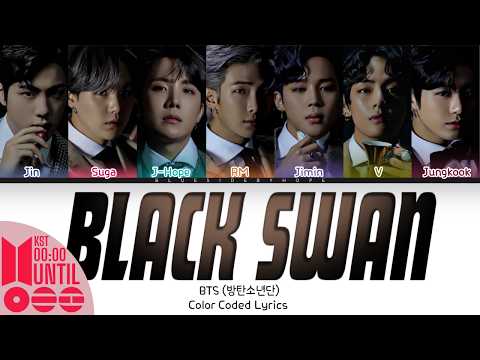 BTS 방탄소년단 Black Swan Lyrics Color Coded Han Rom Eng UNTIL ARIRANG 11