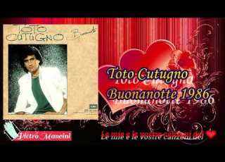 Toto Cutugno Buonanotte 1986