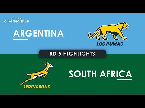HIGHLIGHTS ARGENTINA V SOUTH AFRICA The Rugby Championship 2024