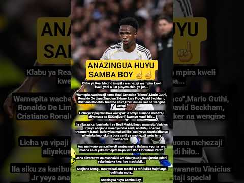 ANAZINGUA HUYU SAMBA BOY