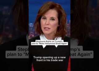  Stephanie Ruhle On Trump S Plan To Make Hollywood Great Again