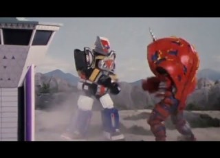 Power Rangers In Space Mission To Secret City Megazord Fight