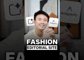 I Vibecoded This High Fashion Editorial Showcase In One Go